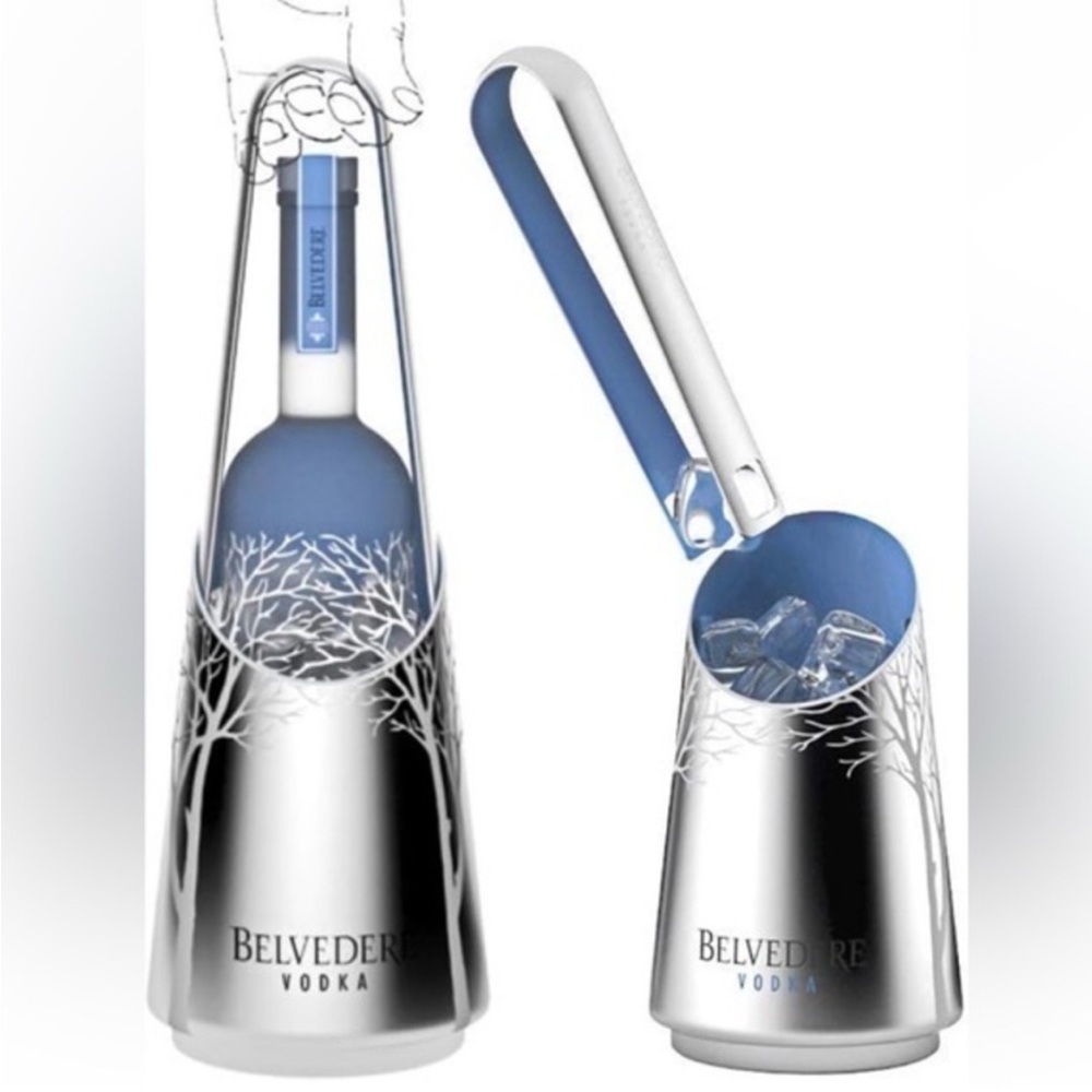 Belvedere Vodka Bar Decor-Caddy-Ice Bucket